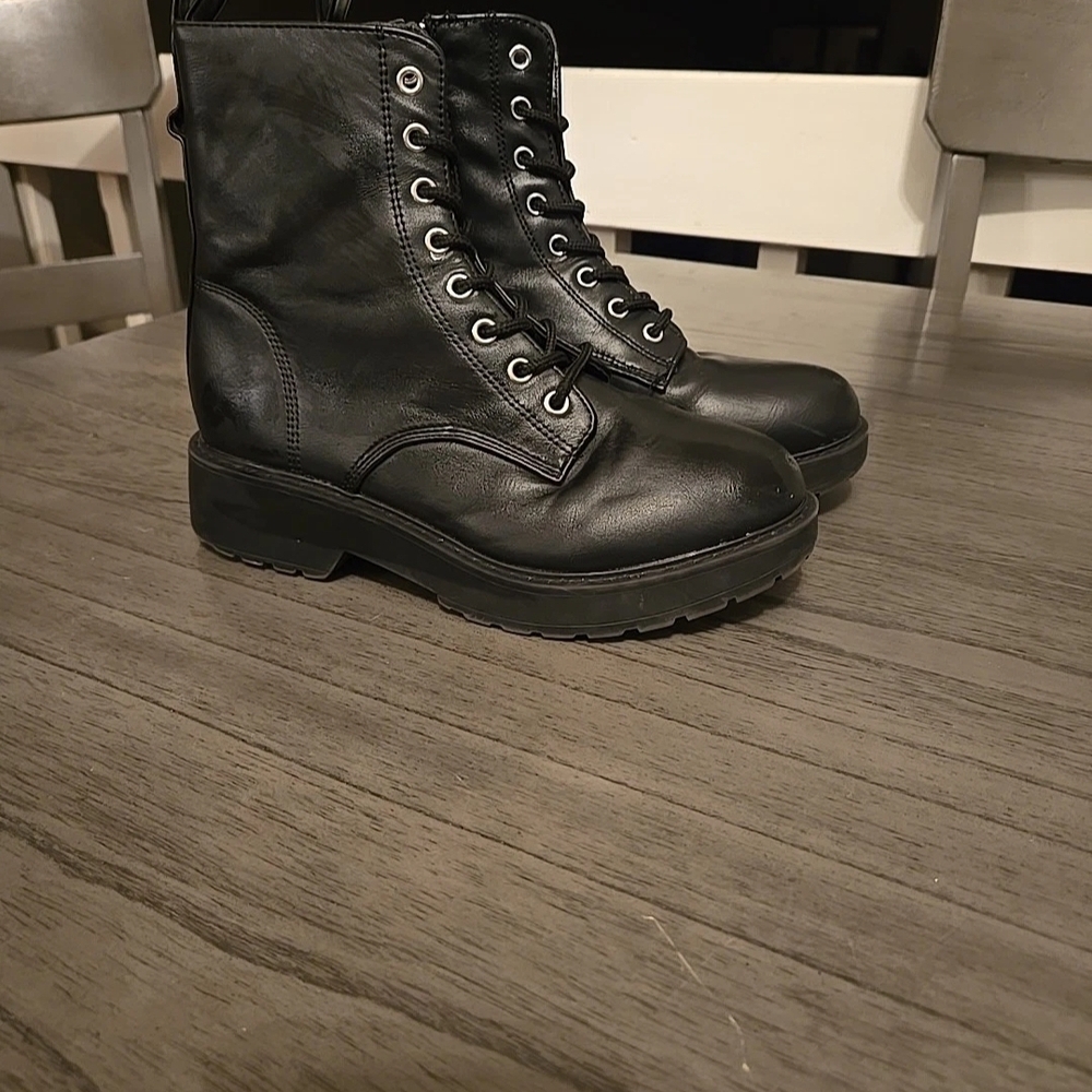 Steve Madden Black Kids Boots